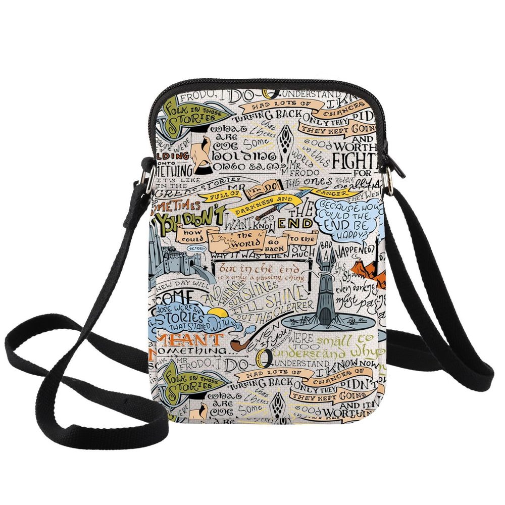 Sam Quotes Crossbody Purse Movie Gift Samwise Fans Shoulder Bag Sam B)